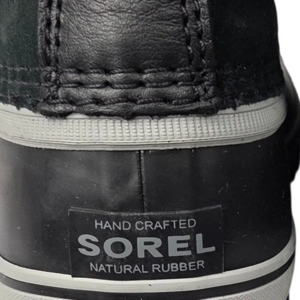 Sorel‎ Joan of Arctic Boots Womens 10 Black Waterproof Winter Snow Faux Fur NWT